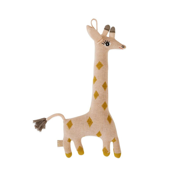 OYOY Living Design - OYOY MINI Darling Cushion - Baby Guggi Giraffe Soft Toys 402 Rose / Amber