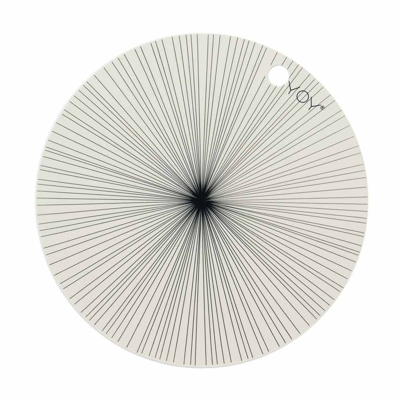 OYOY Living Design - OYOY LIVING Placemat Ray - 2 Pcs/Pack Placemat 102 Offwhite