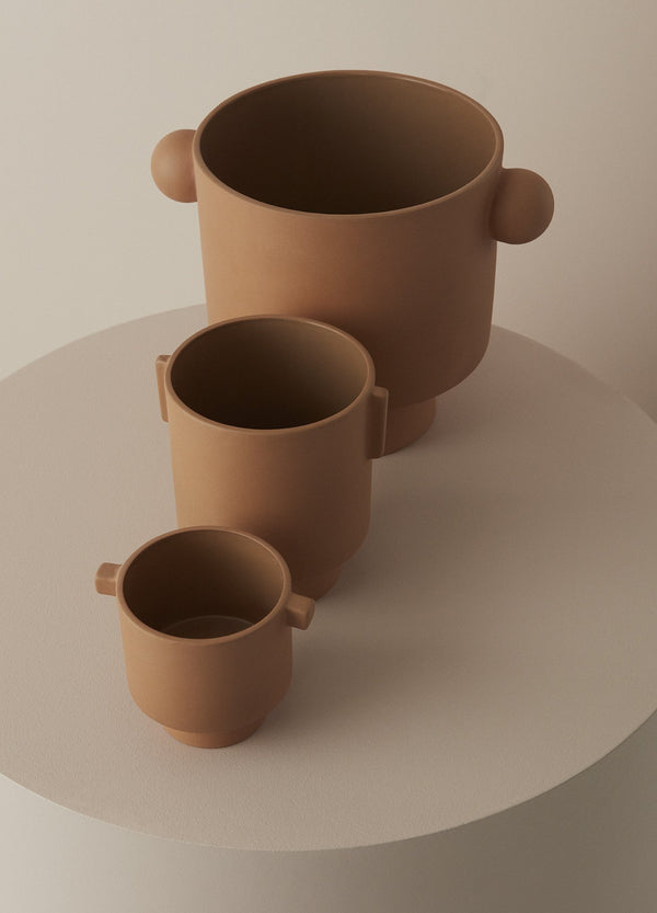 OYOY Living Design - OYOY LIVING Inka Kana Pot - Medium Vase 302 Camel