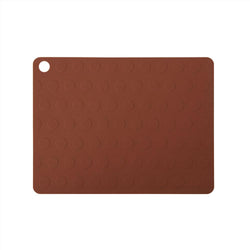 OYOY Living Design - OYOY LIVING Placemat Dotto - 2 Pcs/Pack Placemat 305 Nutmeg