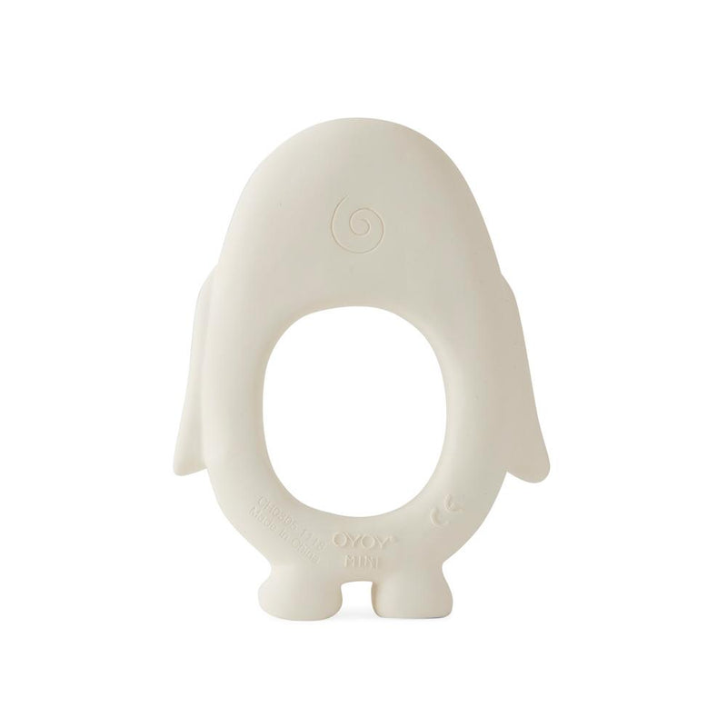 OYOY Living Design - OYOY MINI Penguin Baby Teether Rubber Toy 101 White