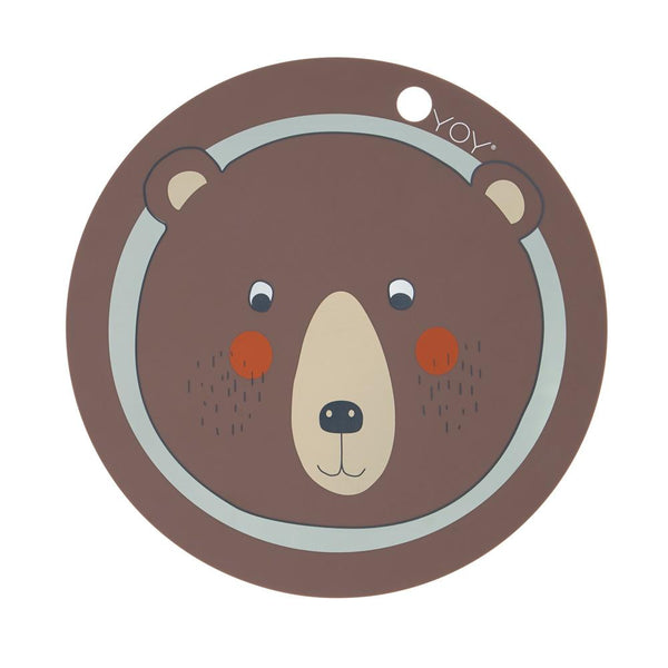 OYOY Living Design - OYOY MINI Placemat Bear Placemat 301 Brown