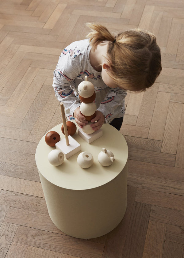 OYOY Living Design - OYOY MINI Wooden Stacking Lala Wooden Toy 901 Nature
